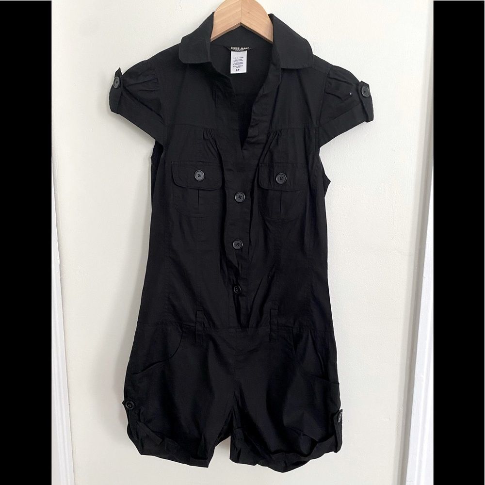 Guess jeans black onesie. Size Small.